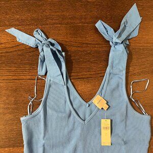 Maeve Tank Top with Bows, Blue
